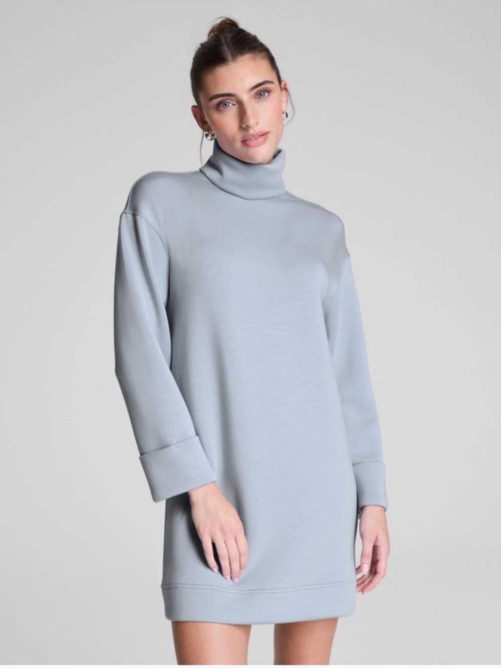 EUC Like new SPANX szXL AirEssentials Turtleneck Long Sleeve Minidress…